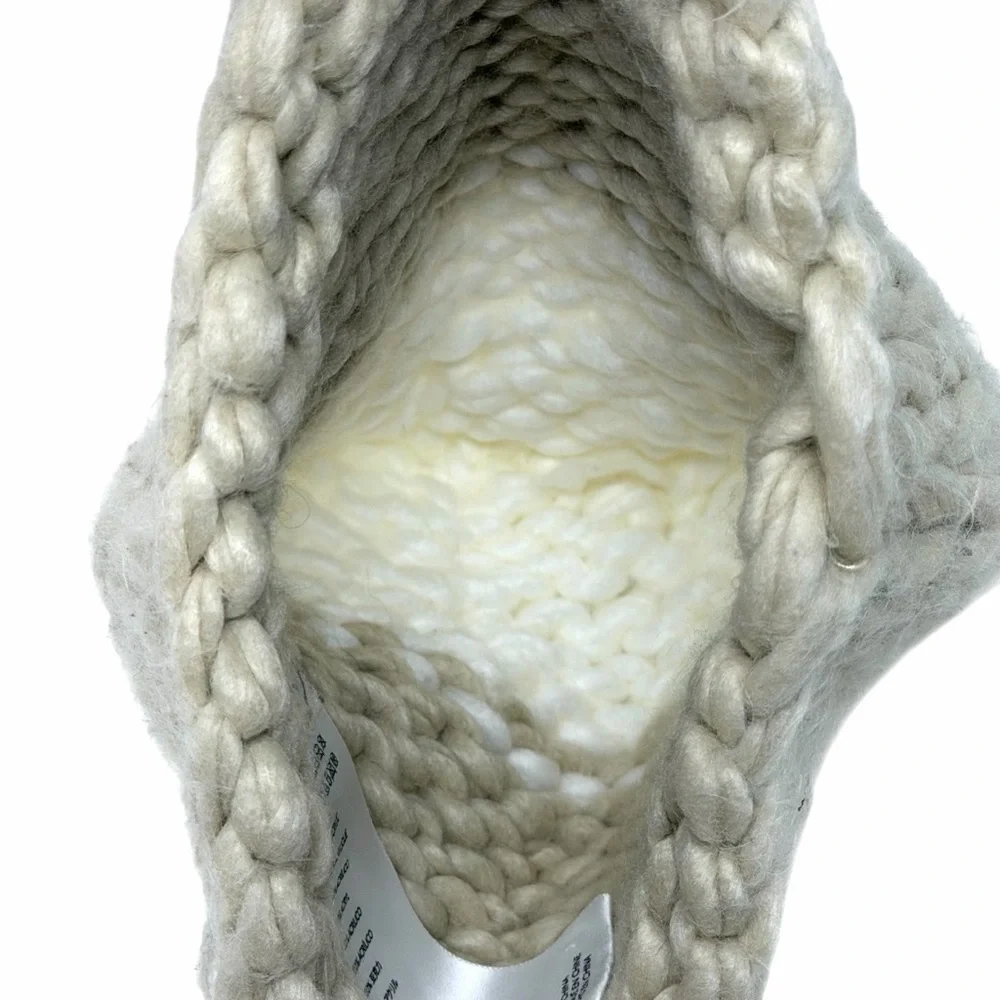Free People Cozy Up Color Block Pom‎ Beanie